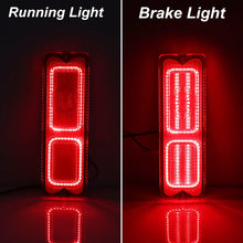 Load image into Gallery viewer, 2pcs LED Taillights/Brake Lights For 1967-1972 Fleetside Chevy / GMC Pickup Blazer Truck (Fleetside/Wideside) Car Taillight LED Assemblies Red Tail Light Brake Lamps Left/Right
