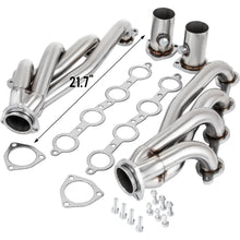 Load image into Gallery viewer, Exhaust Headers Conversion Kit For 1963-1981 Chevrolet Corvette Small Block Chevy/GMC Trucks LS LS1 LS2 LS3 LS6 Long Tube Stainless Steel Header Exhaust Manifold Set W/ Gasket
