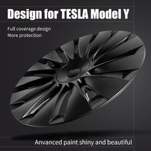 Load image into Gallery viewer, 4PCS 5 Designs For TESLA Model Y Vehicle Full Coverage Blade Wheel Cover Cap 19 Inches Hubcaps
