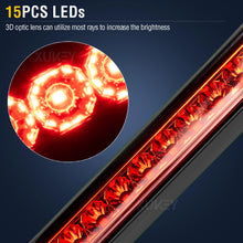 Load image into Gallery viewer, Universal 15 LED Tail Light Strip Bar License Plate Strip Brake 3rd Brake Light Red Turn Signal Warning Light Truck Car Parts Accessories
