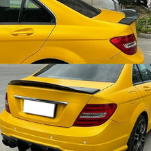 Load image into Gallery viewer, Carbon Fiber Style Rear Trunk Spoiler For 2008-2014 Mercedes Benz C Class W204 R Style
