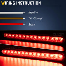 Load image into Gallery viewer, Universal 15 LED Tail Light Strip Bar License Plate Strip Brake 3rd Brake Light Red Turn Signal Warning Light Truck Car Parts Accessories
