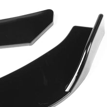 Load image into Gallery viewer, 4PCS Gloss Black Universal Car Front Bumper Lower Lip Spoiler Diffuser Kit
