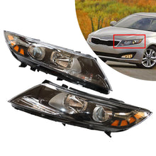 Load image into Gallery viewer, 2pcs Pair Left/Right Front Halogen Headlights Headlamp Assemblies For 2011-2013 Kia Optima
