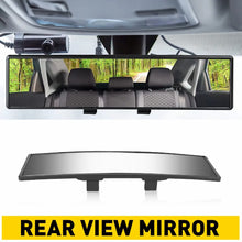 Load image into Gallery viewer, 240MM Wide Convex Interior Clip On Rear View Clear Mirror Universal Anti Glare Anti-fog Panoramic Rear View Mirror Curved Mirror
