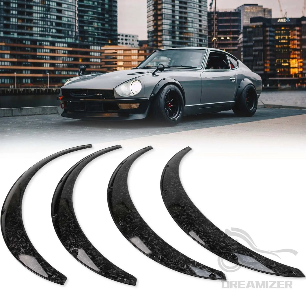 Universal 4PCS 4.5 Inch Flexible Car Wheel Opening Moldings Fender Flares Extra Wide Body Wheel Arches