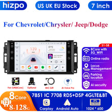 Load image into Gallery viewer, 2Din Android 13  Carplay Voice Control Split Screen Multimedia Video Player For 2005-2011 Jeep Grand Cherokee Dodge Chrysler Wrangler  Navigation GPS Carplay
