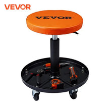 Load image into Gallery viewer, VEVOR Mechanic Stool 250 LBS Rolling Pneumatic Creeper Garage/Shop Seat Padded Rolling Workshop Stool for Garage Auto Repair
