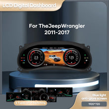 Load image into Gallery viewer, 12.3&quot; Inch Digital Dashboard For 2011-2017  Jeep Wrangler Auto LCD Panel Snelheidsmeter Virtual Cockpit Upgrade F01 F02 F03 F06 F11 F12 F13 F18
