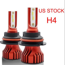 Load image into Gallery viewer, 2PCS H4 9003 Car LED Headlights Bulb 12V 120W 6500K  Hi/Lo Beam Super Bright White Car Led Lights Car lamps
