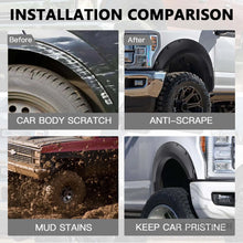 Load image into Gallery viewer, 4pcs Set 4.5&#39;&#39; Durable Universal Flexible Car SUV Off-road Fender Flare Wheel Arch Protector Widened Decorative Wheel Eyebrow Fender
