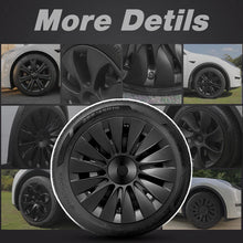 Load image into Gallery viewer, 4PCS 5 Designs For TESLA Model Y Vehicle Full Coverage Blade Wheel Cover Cap 19 Inches Hubcaps
