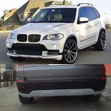 Load image into Gallery viewer, M Sport Style Front Splitter &amp; Rear Diffuser Ground Effects For 2007-2010 BMW X5 E70  Bodykit Set Bumper 13pcs
