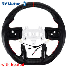 Load image into Gallery viewer, Heated Real Carbon Fiber Perforated Steering Wheel For 2019-2024 Dodge Ram 1500（Not For 2500 3500 TRX）
