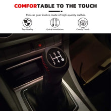 Load image into Gallery viewer, Universal 5 Speed PU Leather Gear Shift Knob Shifter Lever Handle Stick Auto Accessories For All Manual Car
