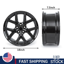 Load image into Gallery viewer, NEW 18&quot; Replacement Aluminum Wheel Rim For Toyota Rav4 Gloss Black Wheel
