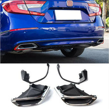 Load image into Gallery viewer, 4Pcs Rear Bumper Exhaust Muffler Tail Pipe Tip Tailpipe Modified Upgrade For 2018-2020 Honda Accord Stainless Steel Accessories
