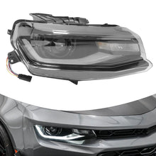 Load image into Gallery viewer, LED DRL Headlights For 2016-2022 Chevy Camaro HID/Xenon LED DRL Projector Headlight Replacement R/L
