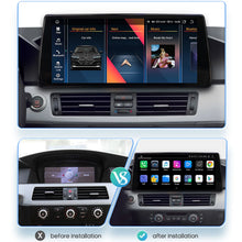 Load image into Gallery viewer, Carplay 4G 2 DIN Android Car Radio For BMW 5 Series E60 E61 E63 E64 BMW 3 Series E90 E91 E92 E93 CCC Mask CIC Multimedia Video Player AI Voice Control
