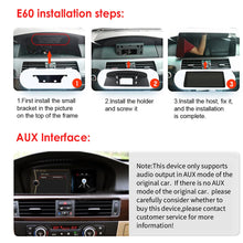 Load image into Gallery viewer, Carplay 4G 2 DIN Android Car Radio For BMW 5 Series E60 E61 E63 E64 BMW 3 Series E90 E91 E92 E93 CCC Mask CIC Multimedia Video Player AI Voice Control
