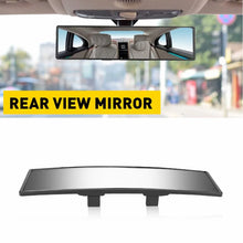 Load image into Gallery viewer, 240MM Wide Convex Interior Clip On Rear View Clear Mirror Universal Anti Glare Anti-fog Panoramic Rear View Mirror Curved Mirror
