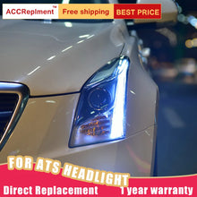 Load image into Gallery viewer, 2pcs Pair LED Headlights For 2014-2016 Cadillac ATS Daytime Running Lights On Start-up Dynamic Turn Signal Animation
