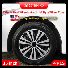 Load image into Gallery viewer, 4pcs Set Wheel Covers Hubcaps For 15 Inch 16 Inch  Steel Wheels For R15 R16 Tire
