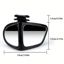 Load image into Gallery viewer, Universal Car / Truck Blind Spot Side Mirror Wide Angle 360° Adjustable Clear Rear View Dual Purpose Driving For Most Makes and Models
