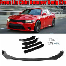 Load image into Gallery viewer, 4PCS Gloss Black Universal Car Front Bumper Lower Lip Spoiler Diffuser Kit
