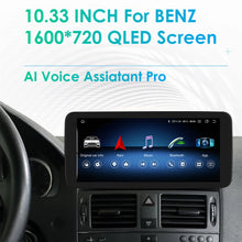 Load image into Gallery viewer, Carplay 4G 10.33&#39;&#39; 8+256G 2 DIN Android Car Radio For 2008-2010 Mercedes Benz C-Class W204 S204 NTG 4.0 Multimedia Video DSP
