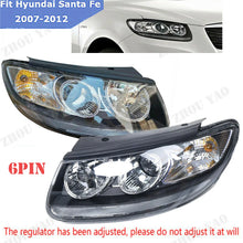 Load image into Gallery viewer, Headlights Halogen Assembly For 2007-2012 Hyundai Santa Fe OEM  Automotive Accessories
